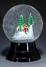 Downhill Skiers  Large<br>Vienna Snowglobe - 120mm